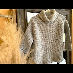 Light blue free people turtle neck sweater!